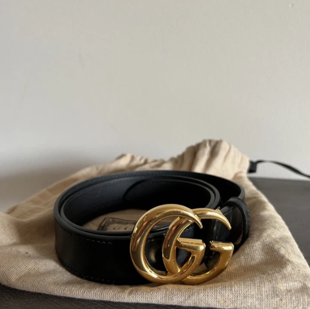 Gucci Black Belt